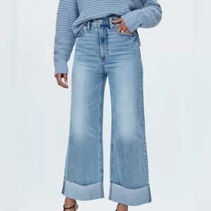 PISTOLA LANA HIGH RISE ULTRA WIDE LEG JEAN - SNOWCAT
